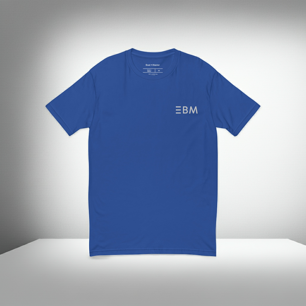 T-shirt with Boat Master Embroidery (men)