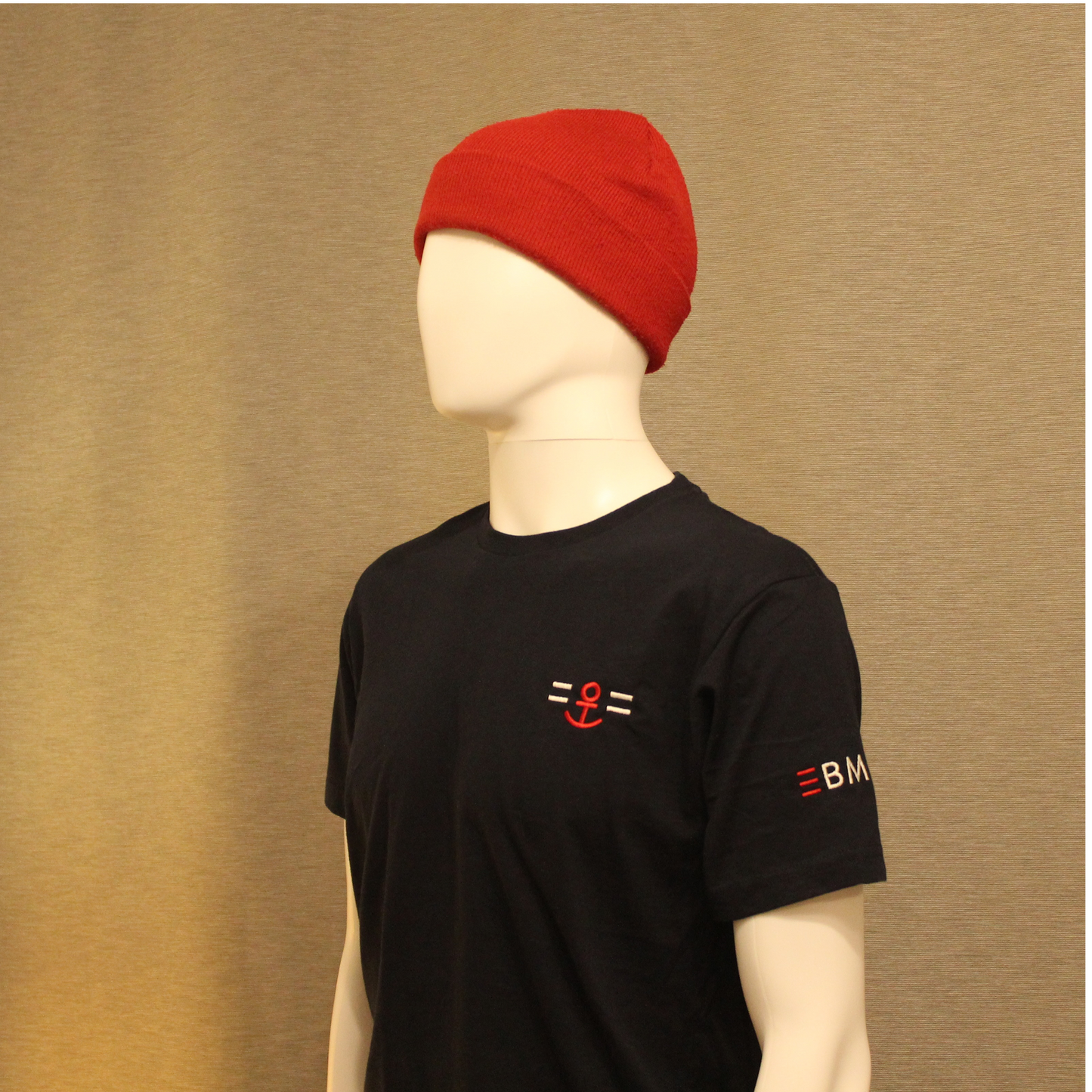 T-shirt with Anchor Embroidery (men)