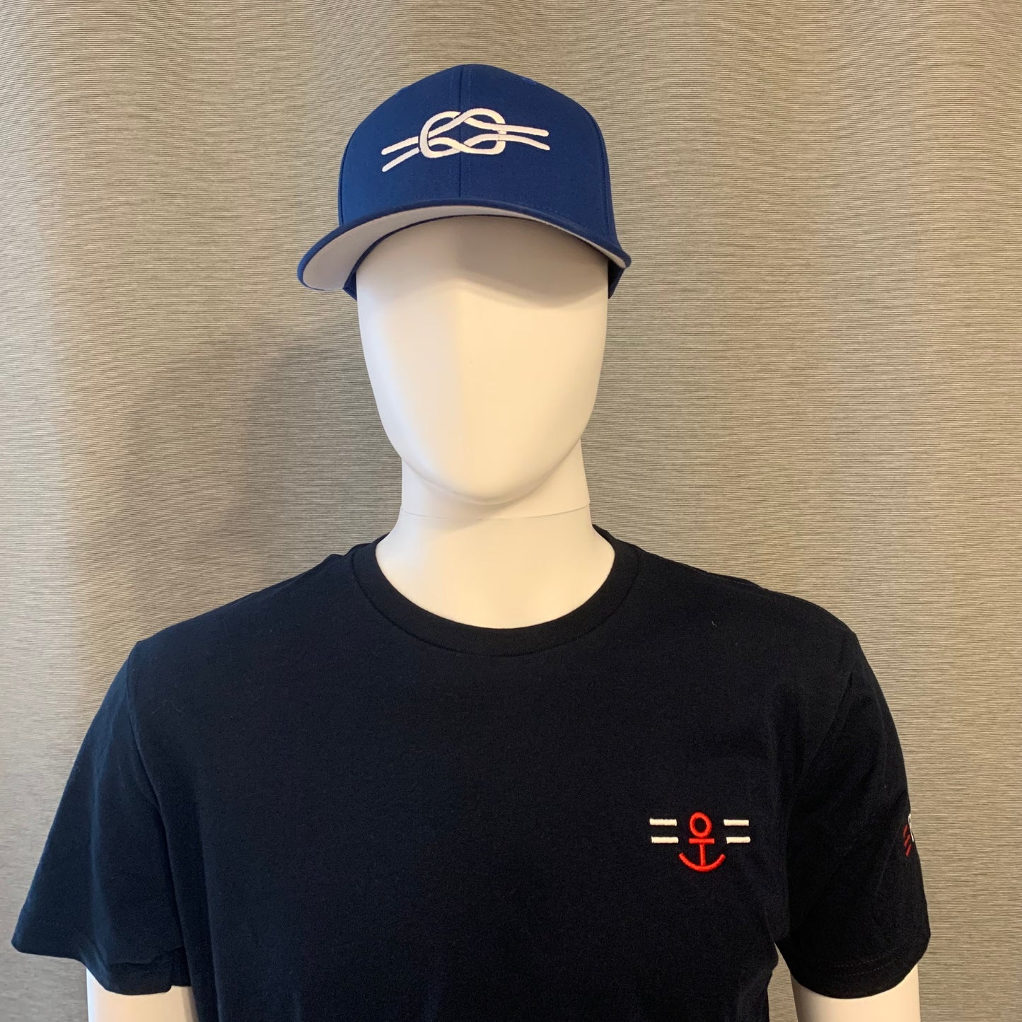 Sail Cap with Reef Knot Embroidery