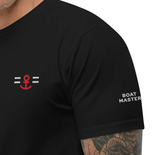 T-shirt with Anchor Embroidery (black/men)