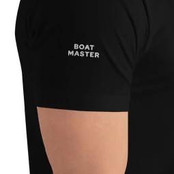 Boat Master t-shirt with Anchor Embroidery (black/men)
