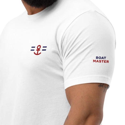 T-shirt with Anchor Embroidery (white/men)