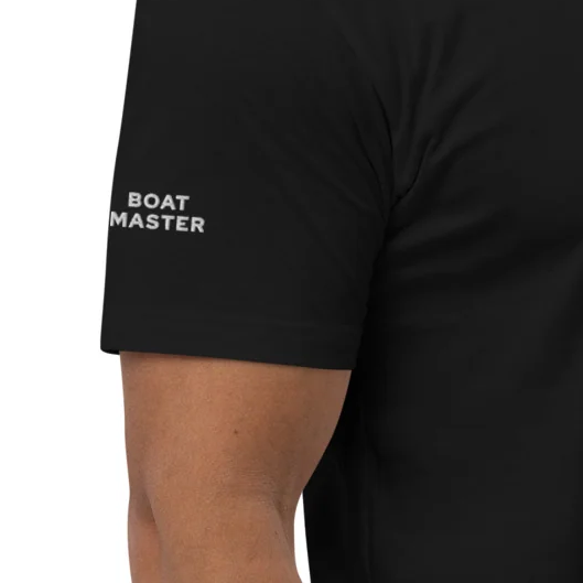 T-shirt with Helgoland Embroidery (black/men)