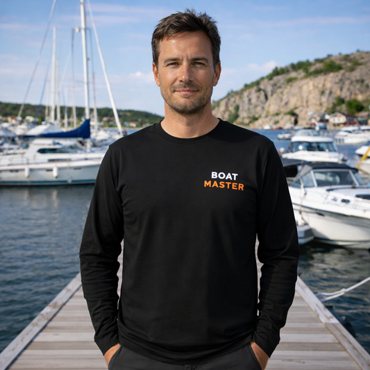 Boat Master Long Sleeve T-shirt (heren) Zwart