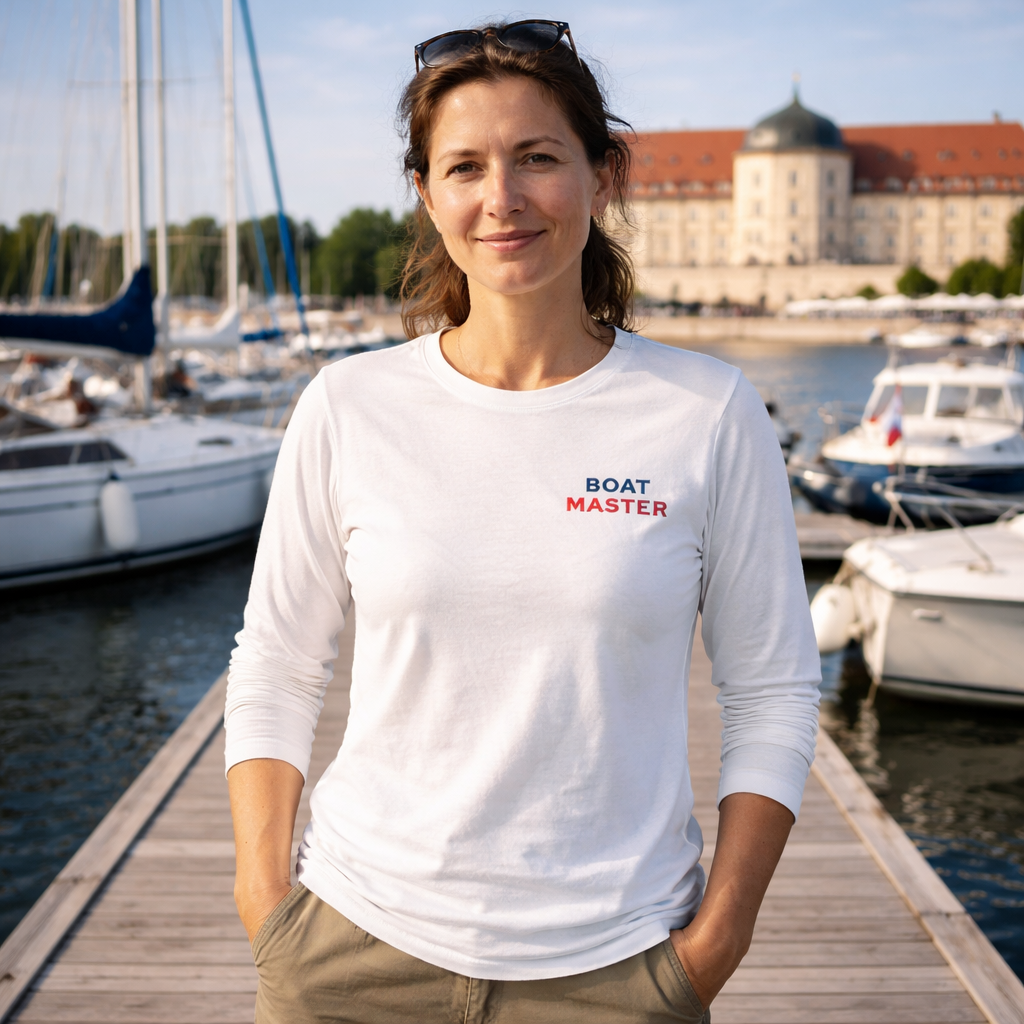 Boat Master Long Sleeve Tee (women) White