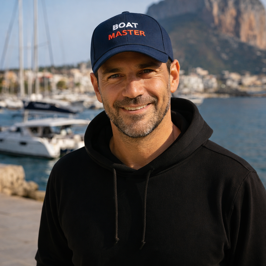 Boat Master Crew Cap (men) Navy