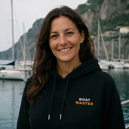 Boat Master eco raglan hoodie (women) Black