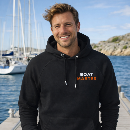 Boat Master eco raglan hoodie (men) Black