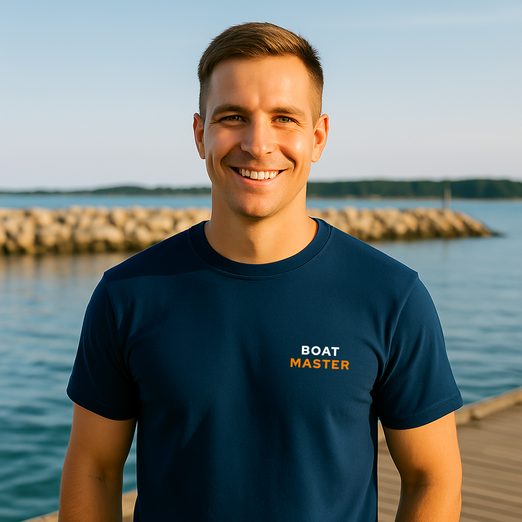 Boat Master T-shirt (męska) Granatowa