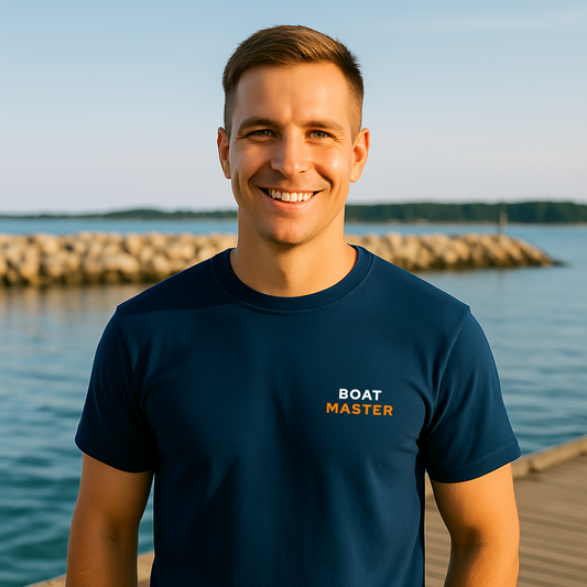 Boat Master T-shirt (męska) Granatowa