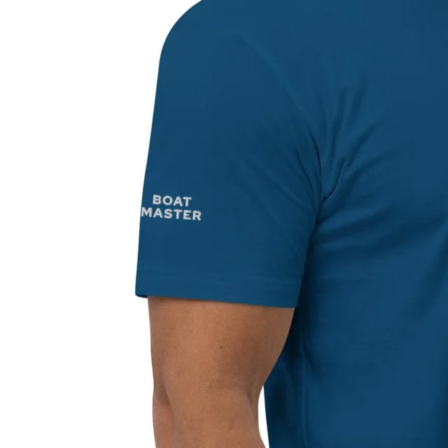 Boat Master t-shirt with Carrick Bend Embroidery (blue/men)