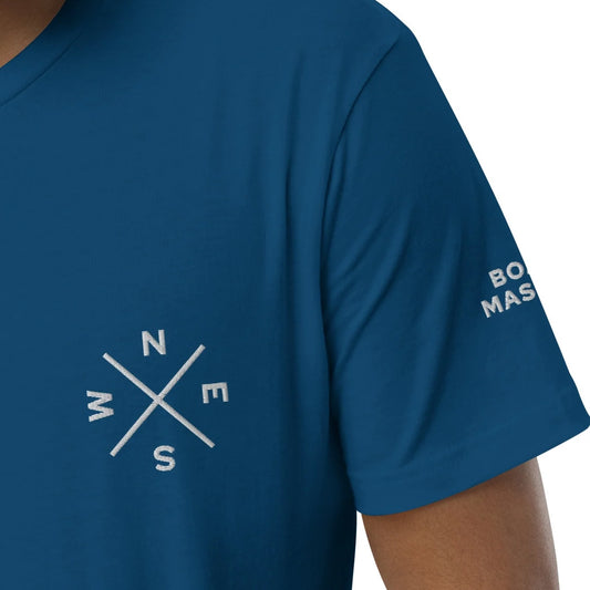 Boat Master t-shirt with Compass Rose (blue/men)